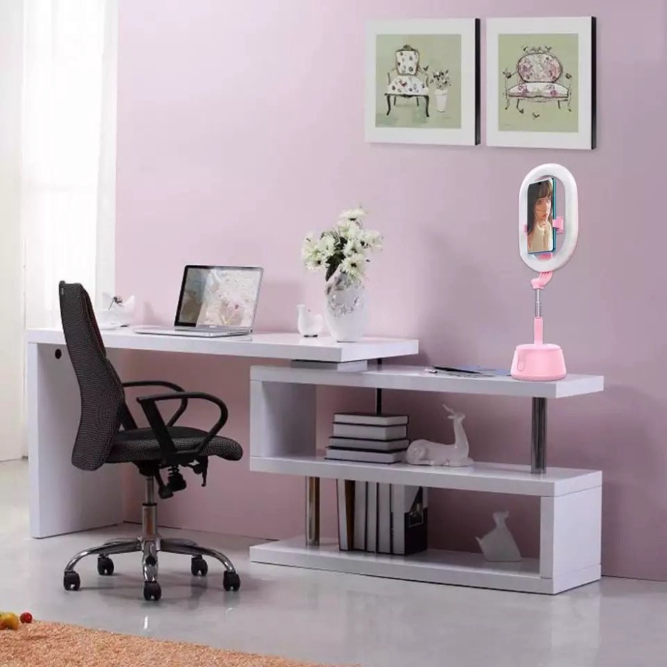 Giá đỡ điện thoại A10. Live Stream tiktok/youtube, video call, chụp ảnh từ xa, trang điểm. 3 chế độ màu led, dài 1m.