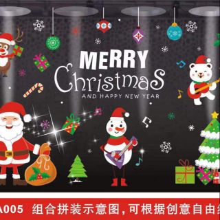 Decal trang trí noel nhiều mẫu