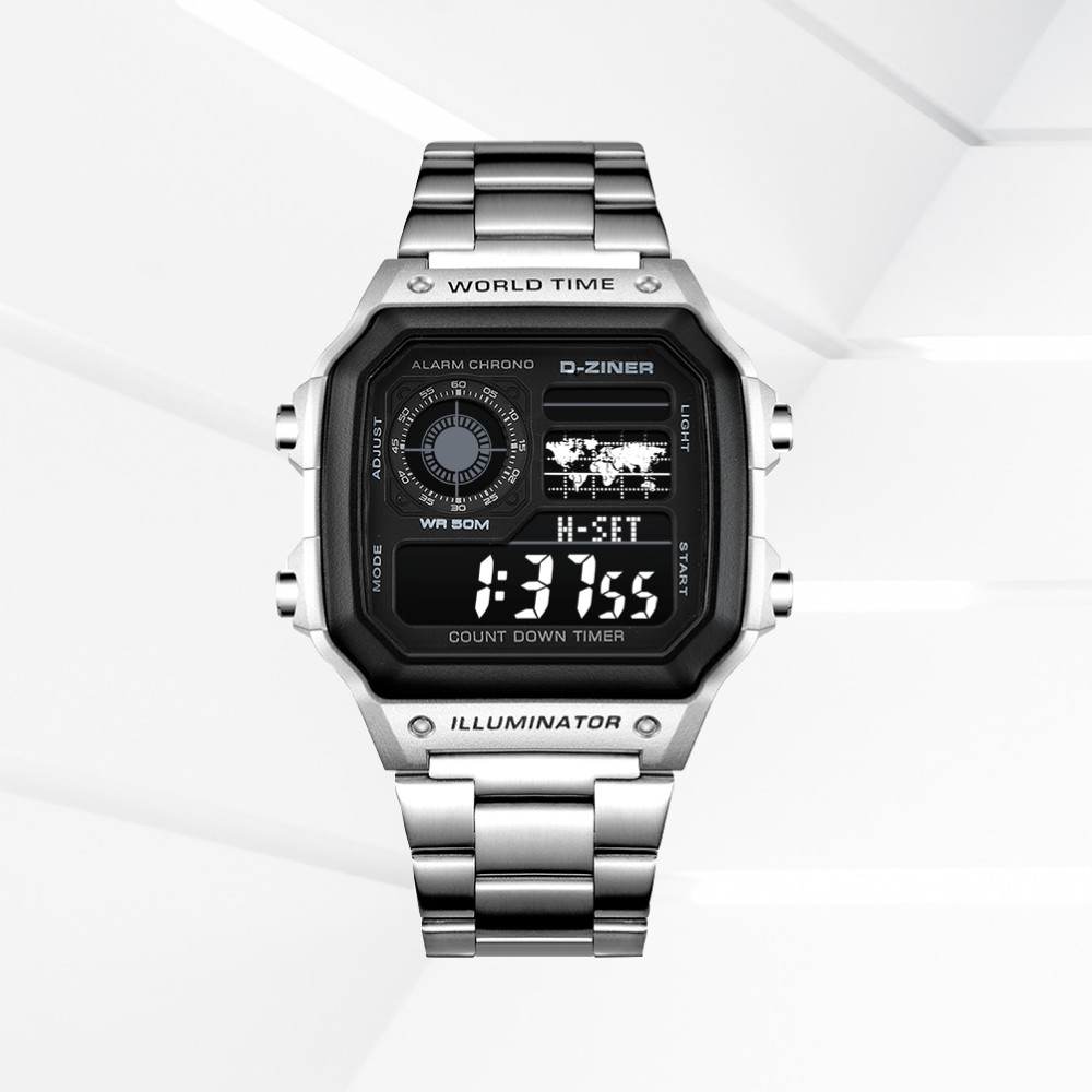 Đồng Hồ Nam D-ZINER DZ8058 Chất Liệu Thép Không Gỉ Chống Nước 30M - LINDO | BigBuy360 - bigbuy360.vn