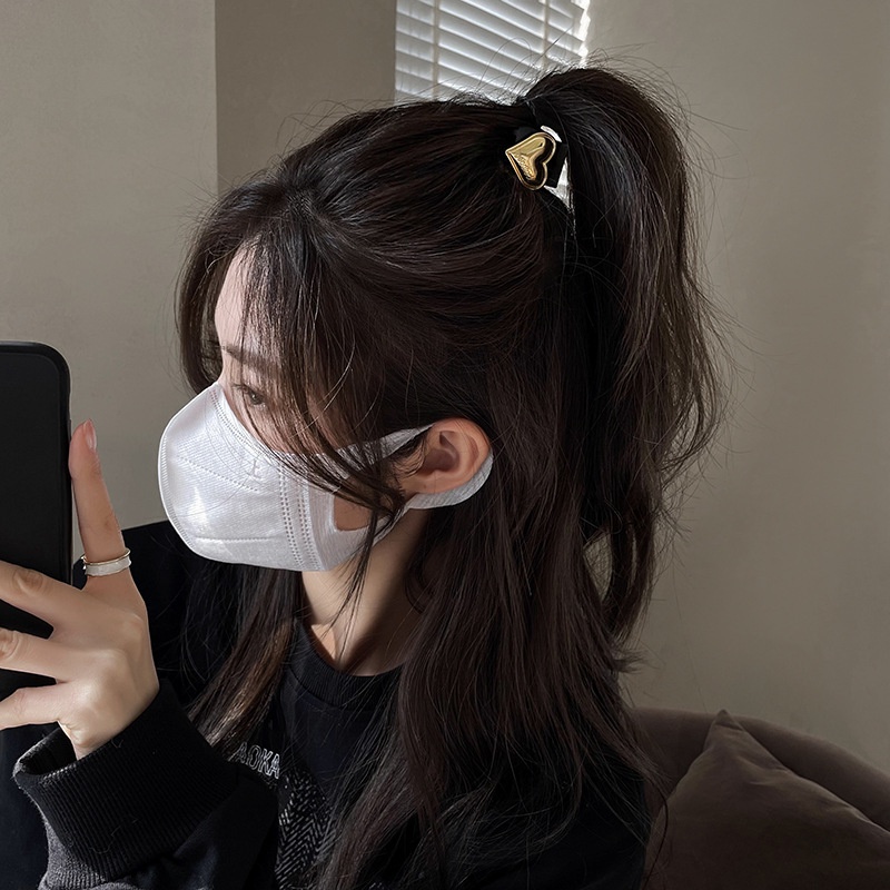 Kẹp Tóc Đuôi Ngựa Cỡ Nhỏ Bằng Kim Loại Chống Chảy Xệ