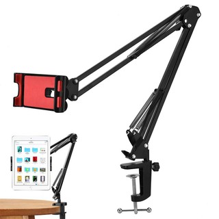 Chân Kẹp Điện Thoại, Ipad Xoay 360 Độ Siêu Chắc Chắn (Hàng xịn)