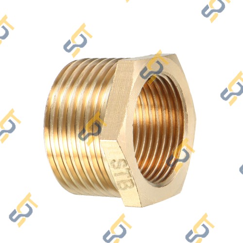 Cả rá - ren ngoài 3/4 (27), ren trong (tùy chọn) - (Brass pipe fitting reducer bush male to female) - Bằng đồng