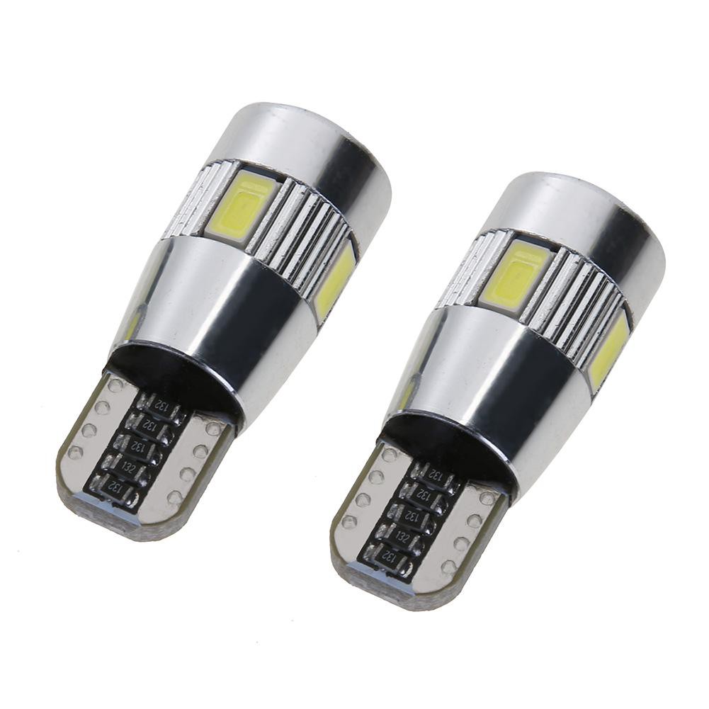 Bộ 2 đèn LED T10 W5W 5630 6SMD chuyên dụng cho xe ô tô