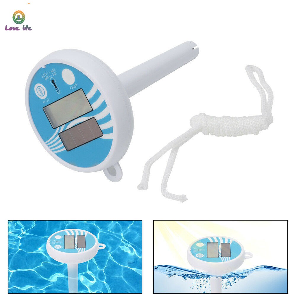 Đồng hồ đo nhiệt độ nước bể bơi sử dụng năng lượng mặt trời