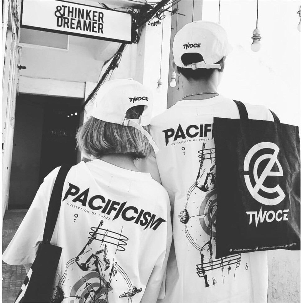 Áo Thun PACIF Trắng PACIFICISM Ulzzang Unisex 1hitshop | BigBuy360 - bigbuy360.vn