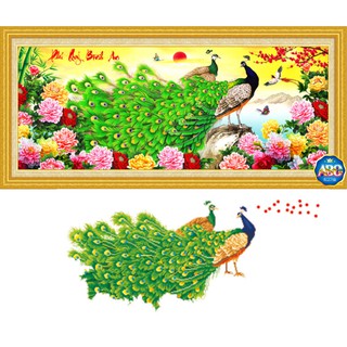 Tranh Đính Đá ABC 3D Phú Quý Bình An DF315 , YN2081 (KHÁCH TỰ ĐÍNH) KT:115X50CM