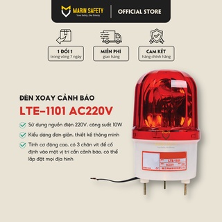 Đèn cảnh báo công trình thi công, đèn led xoay cảnh báo tín hiệu LTE-1101 sử dụng điện 220V