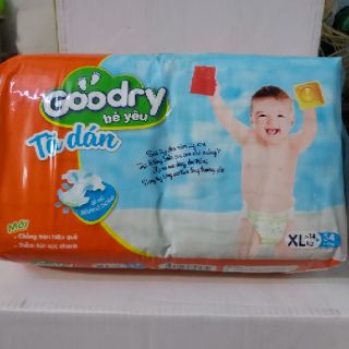 Tã dán Goodry Value Pack S46/M42/L38/XL34