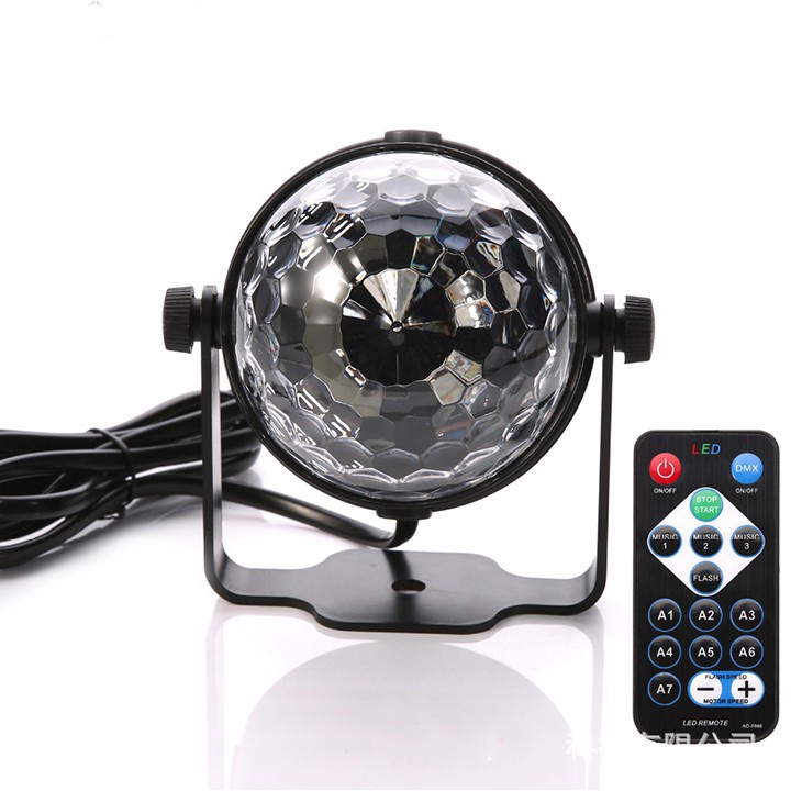 Đèn nháy theo nhạc led cầu , đèn bar chớp nhiều màu đẳng cấp có điều khiển từ xa