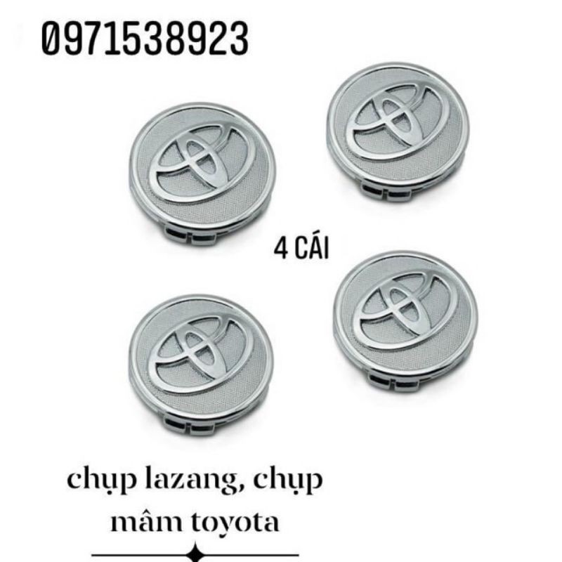 Nắp chụp lazang 57mm Cho Toyota Camry innova Yaris Corolla altis vios hàng oem loại xịn đẹp 1 cái