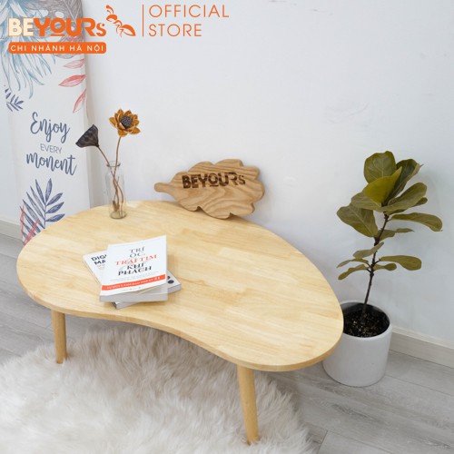 Bàn Trà Sofa Thông Minh BEYOURs D Table Bằng Gỗ Hình Hạt Đậu Nội Thất Kiểu Hàn Lắp Ráp