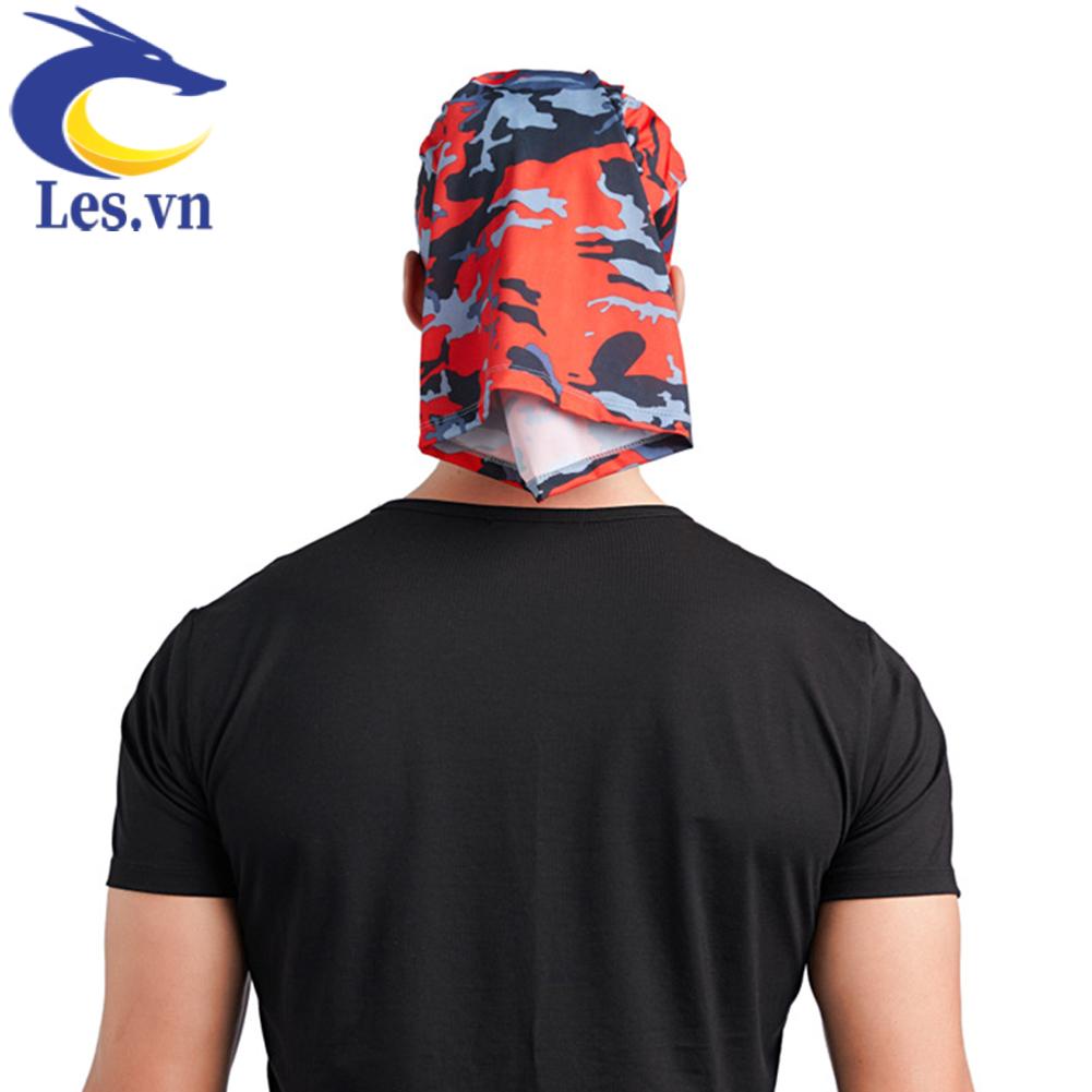 Khăn Ống Bandana Thể Thao Bằng Lụa Lạnh Đa Ứng Dụng