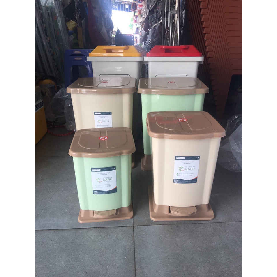 Thùng rác đạp trung, thùng đựng rác văn phòng, nhà bếp