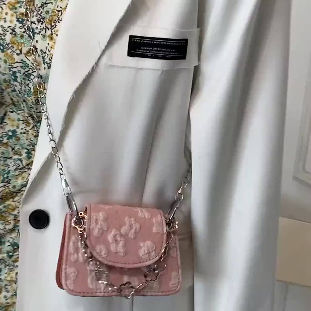 Túi Mini Đeo Chéo Nữ, Túi Nhỏ Phong Cách Hàn Quốc Dễ Thương Phối Dây Xích Lila103 | BigBuy360 - bigbuy360.vn