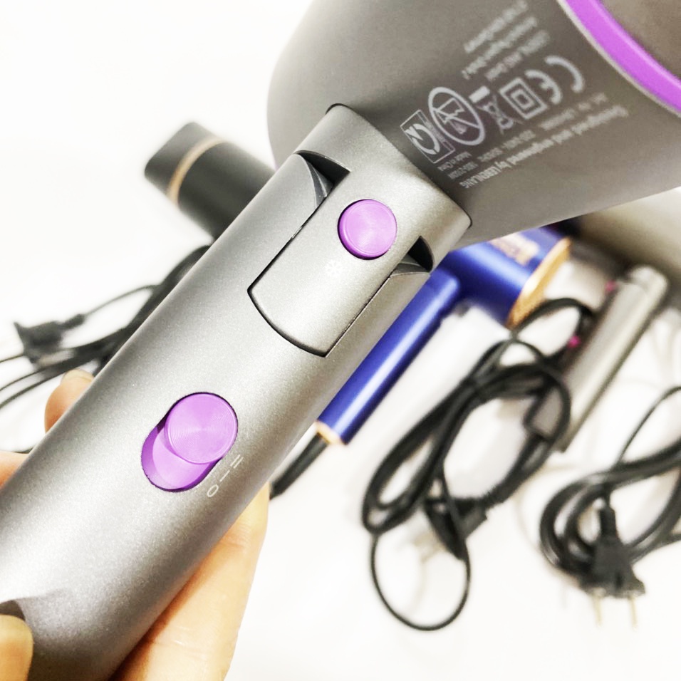 Máy sấy tóc 2 chiều nóng lạnh Lebenlang công suất lớn 2100W gấp gọn tiện lợi chống xơ rối tóc - LBH3088P