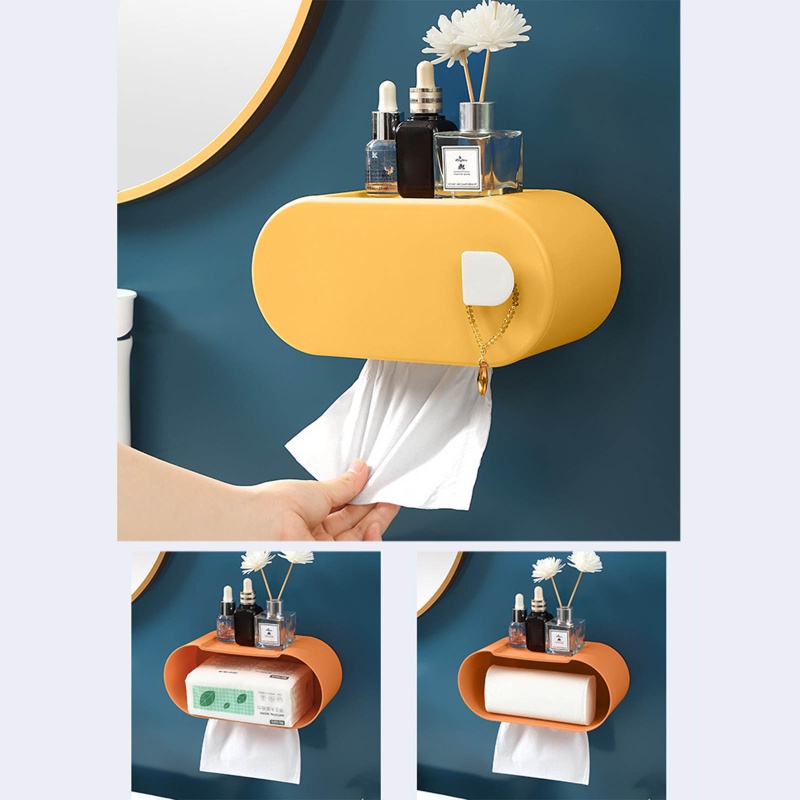 Giá Đỡ Cuộn Khăn Giấy Chống Thấm Nước Siêu Bền Tiện Dụng Cho Phòng Khách