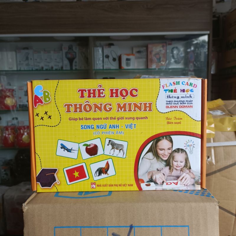 BỘ THẺ HỌC THÔNG MINH FLASH CARD GLENN DOMAN SONG NGỮ ANH - VIỆT