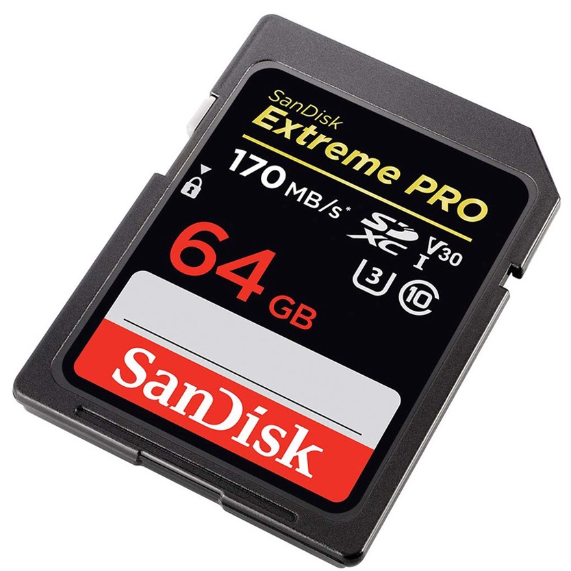 Thẻ nhớ SanDisk SDXC Extreme Pro 64GB 170/90 MB/s U3