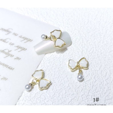 charrm nơ trang trí nail mã mới