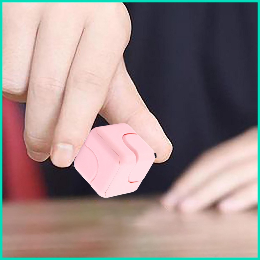 Con Quay Đồ Chơi Fidget Spinner HìNh KhốI Vuông, GiúP GiảM Stress