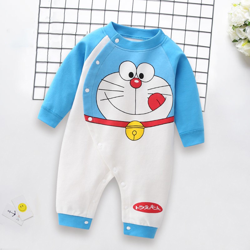 Body dài tay cho Bé Trai Bé Gái mẫu Quần áo trẻ em hình thú chất cotton mền mịn từ 3-12kg