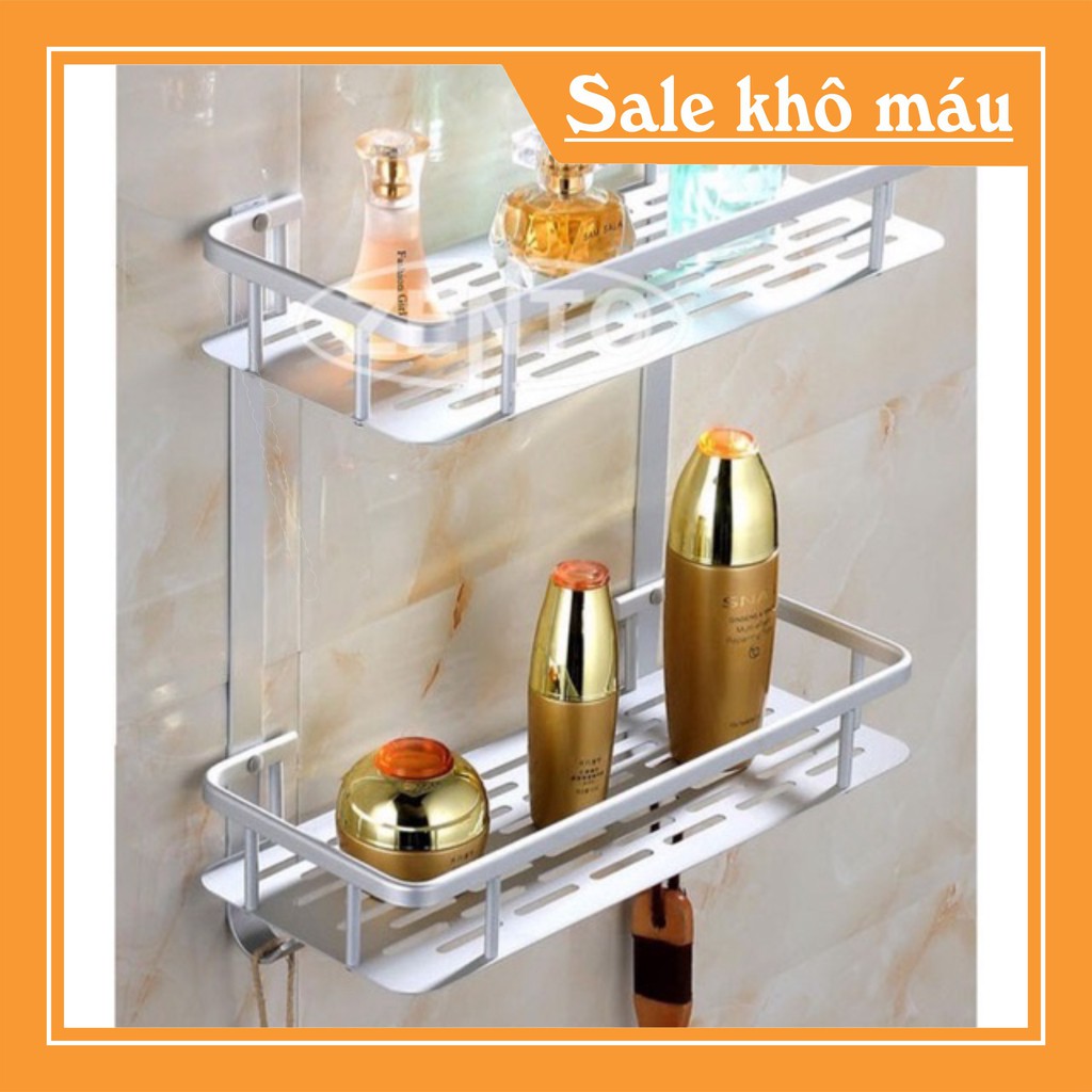 KỆ NHÀ TẮM 2 TẦNG INOX TIỆN DỤNG