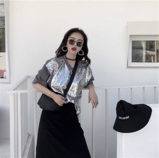 Order - áo thun lấp lánh Ulzzang AO0051