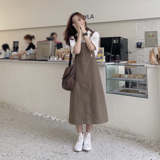 VÁY YẾM DÀI CHẤT TUYẾT MƯA ULZZANG PHONG CÁCH HÀN QUỐC (có bigsize)