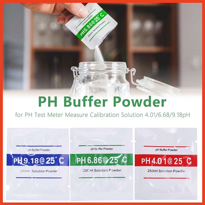 Dung dịch hiệu chuẩn bút đo ph, máy đo ph 4.01, 6.86, 9.18