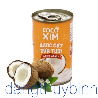 [TIỆN LỢI ĐỂ NẤU MÓN NGON]Lon nước cốt dừa tươi Coco XIM 160ml/400ml