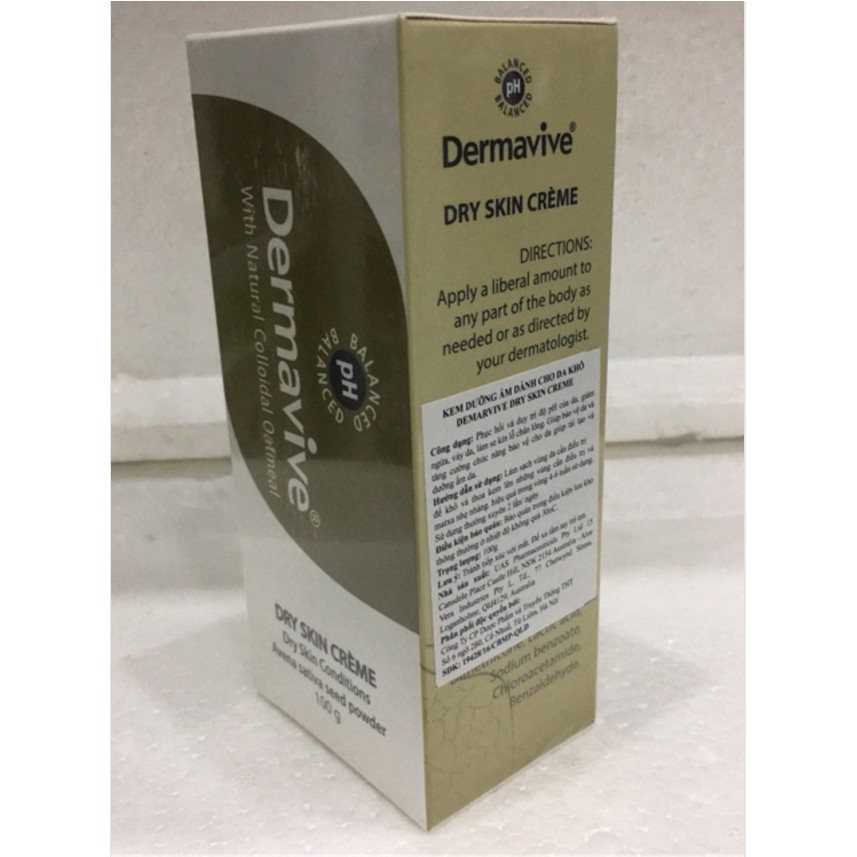 Dermavive-Phục hồi và duy trì độ pH của da,tăng cường chức năng bảo vệ da