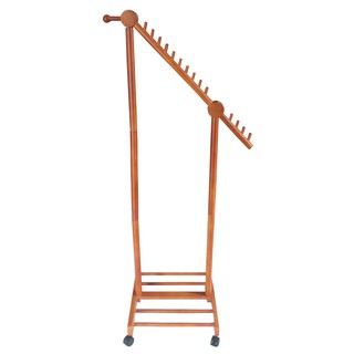 Xào treo quần áo di động bằng gỗ (Vàng cánh gián)