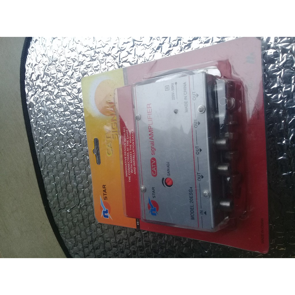 CỤC CHUYỂN ĐỔI TÍN HIỆU ÂM THANH VA CATV SIGNAL AMPLIFIER (45-1000MHZ. 20dB)