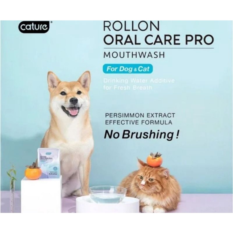 Nước Uống Vệ Sinh Miệng Chó Mèo - Cature Rollon Oral Care Pro MOUTHWASH