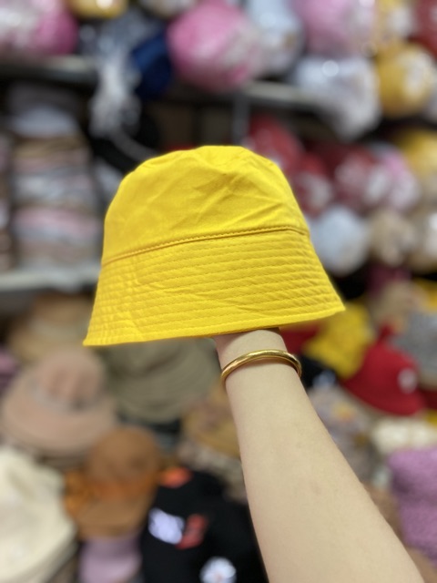 NÓN BUCKET TAI BÈO VÀNH CỤP NHIỀU MÀU THỜI TRANG