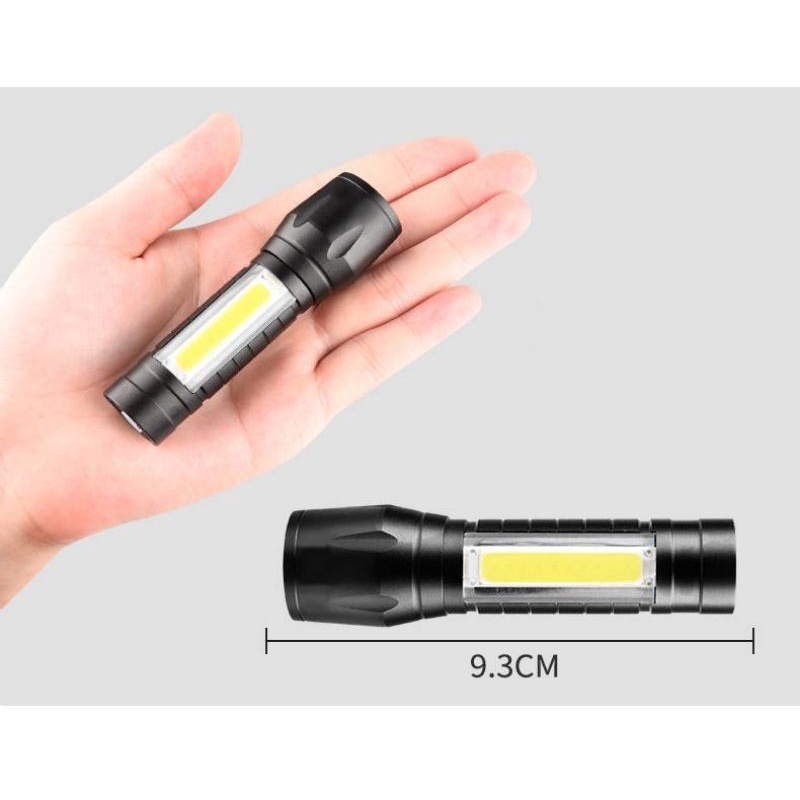 Đèn Pin Mini Siêu Sáng COB 511 Nhiều Chế Độ Sáng, Chống Nước