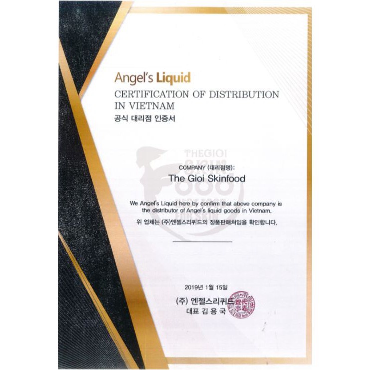 Tinh Chất Tái Tạo Da Sáng Mịn, Ngừa Lão Hóa Tinh Chất Bạc Angel's Liquid 99.9% Silver Nine Premium Am