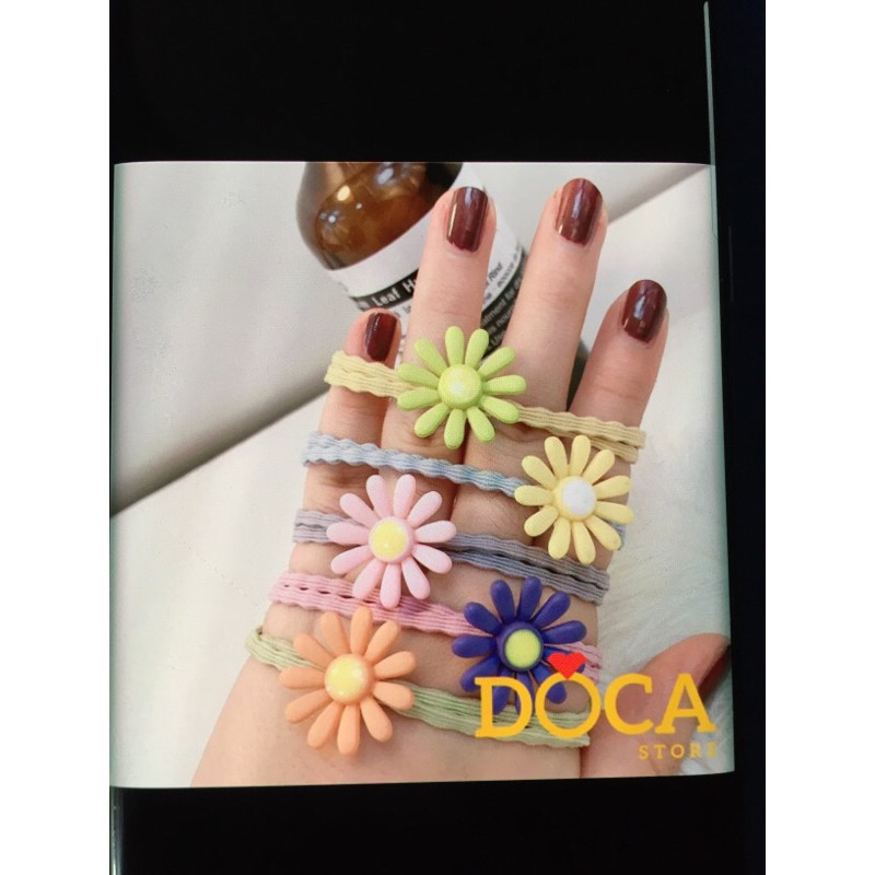 Dây Cột Tóc Hoa Cúc