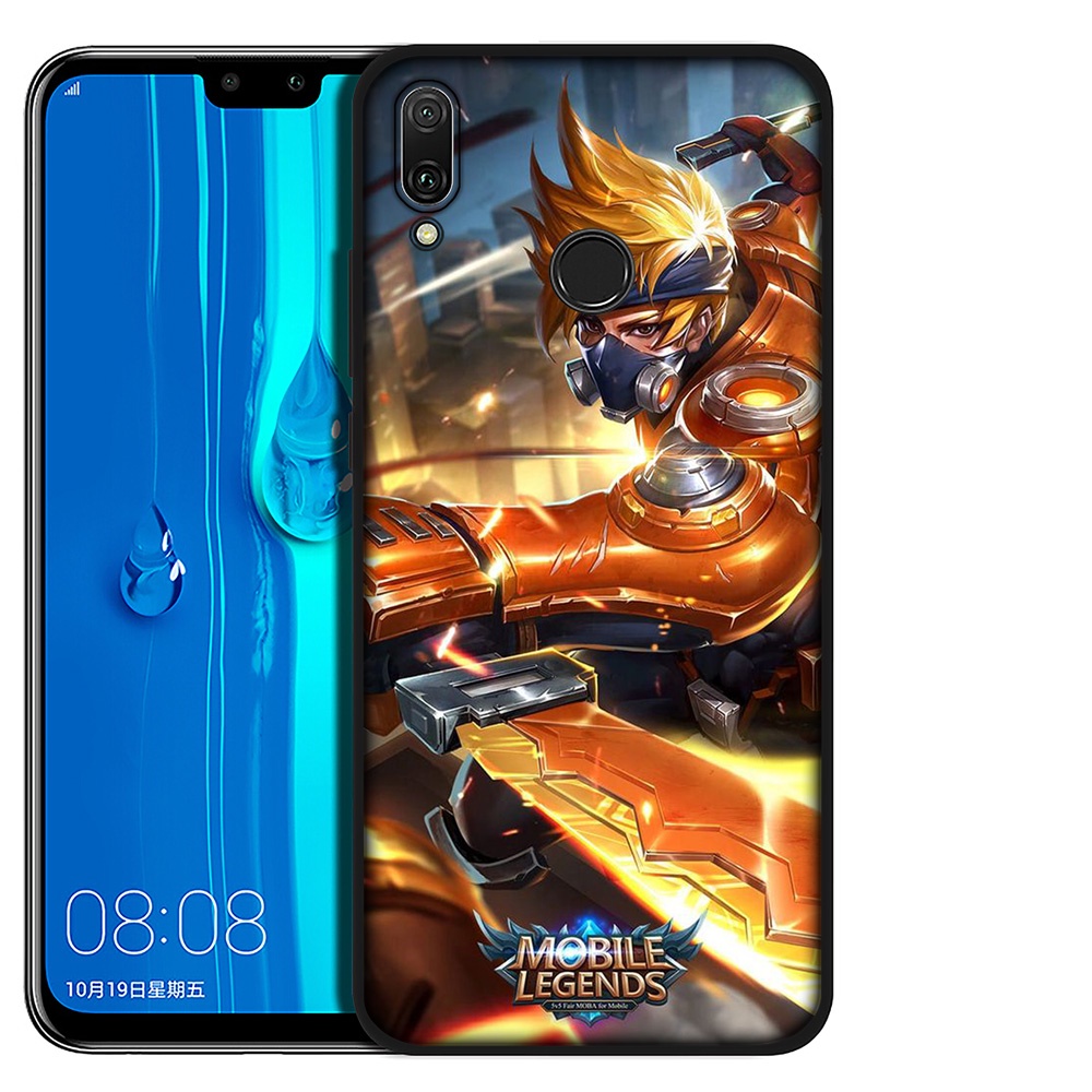 Ốp điện thoại TPU silicon mềm hình Game Mobile Legends AU33 cho Huawei P Smart 2019 2021 Honor 7C 20 8X