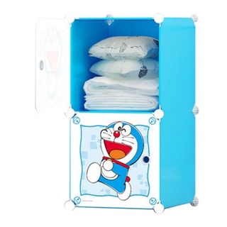 💎tủ nhựa ghép 2 ô doraemon