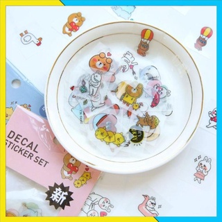 [FREESHIP] Sticker, hình dán con thú bịch nhiều miếng cute