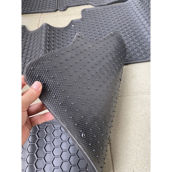 Lót Sàn Cao Su Xe Hyundai SantaFe 2019 2020 2021 2022 -Sàn Cao Su Đúc Ko Mùi