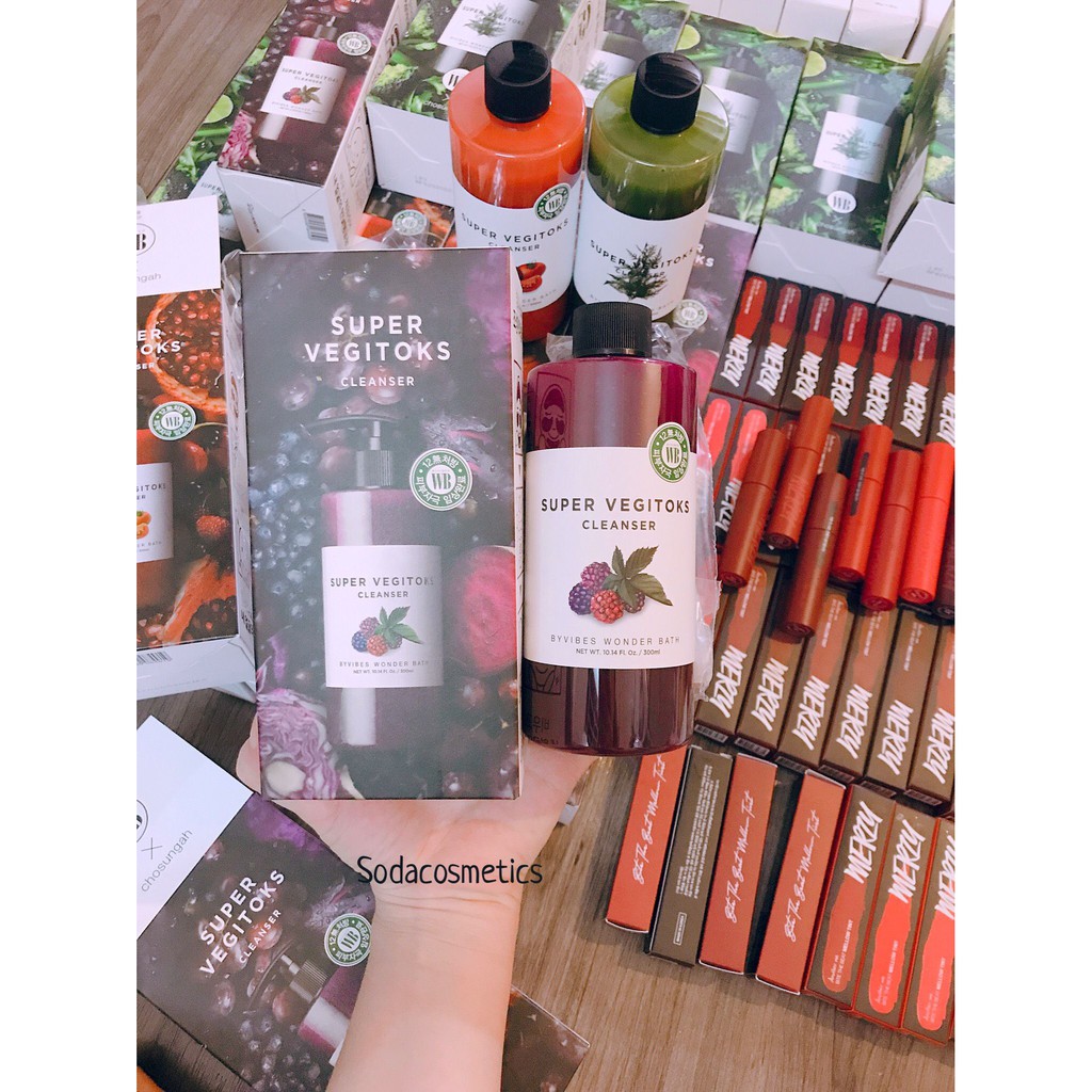 Sữa Rửa Mặt Thải Độc Rau Củ Super Vegitoks Cleanser 2019 | BigBuy360 - bigbuy360.vn