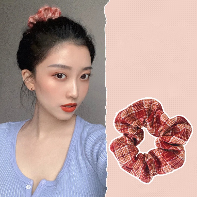 [Mã FASHIONCB231 hoàn tối đa 30K xu đơn 99K] INS Cúc Scrunchies Dây Buộc Tóc Hoa | BigBuy360 - bigbuy360.vn