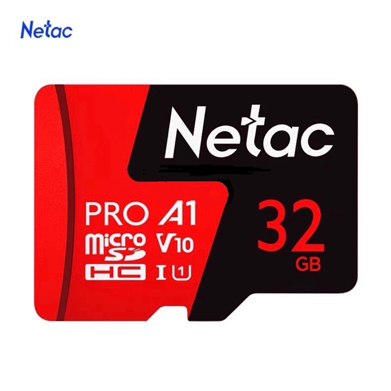 Thẻ nhớ MicroSD Netac 32GB chuẩn class 10 chuyên dụng dành cho camera và điện thoại