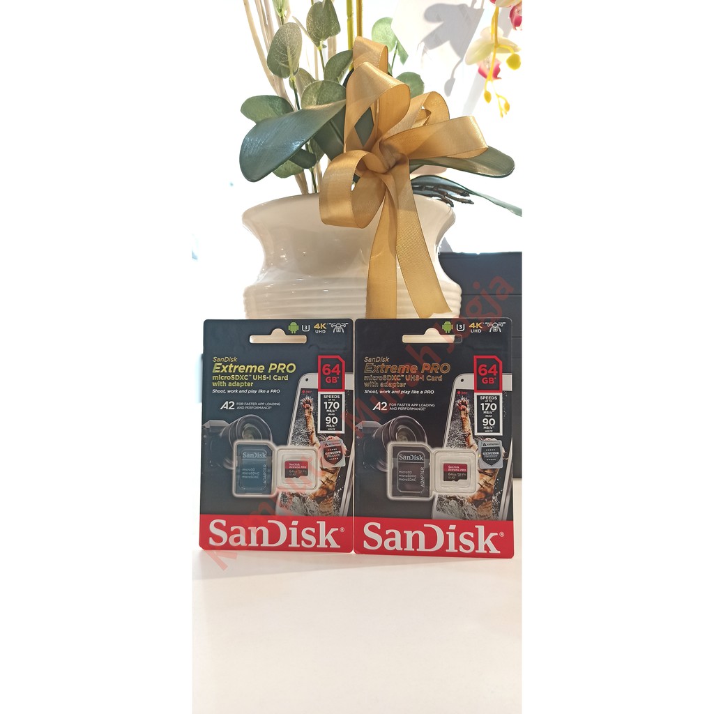 SANDISK Tốc Độ Microsd A2 64gb 170mb / S Chính Hãng