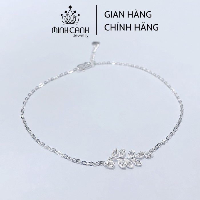 Lắc Chân Bạc Ta Lá Olive - Minh Canh Jewelry