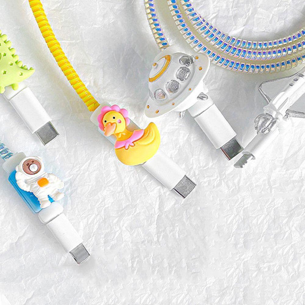 Vỏ Bọc Bảo Vệ Dây Cáp USB Họa Tiết Hoạt Hình Dễ Thương Tiện Dụng