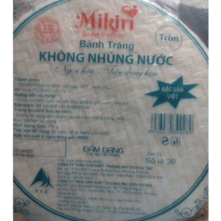 Bánh tráng tròn không nhúng nước Mikiri