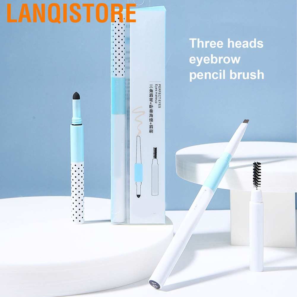 Bút kẻ lông mày 3 trong 1 lâu trôi màu đen
 | BigBuy360 - bigbuy360.vn